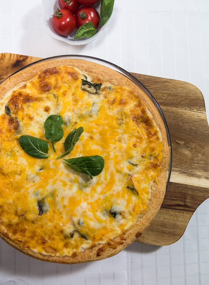 Spinach Alfredo Pizza Apples for CJ