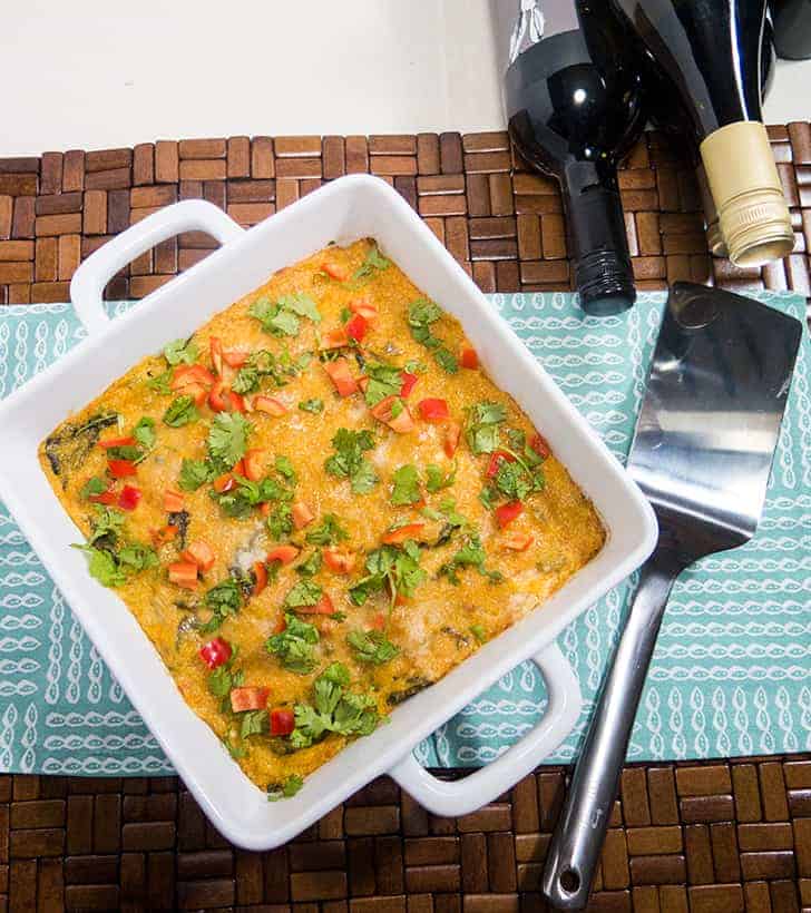 Grits and Spinach Casserole Apples for CJ