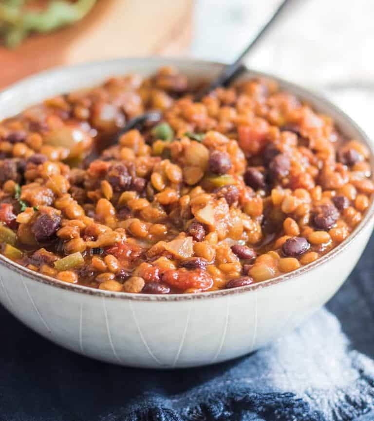 Black Bean Chili (Vegan & Gluten Free) Apples for CJ