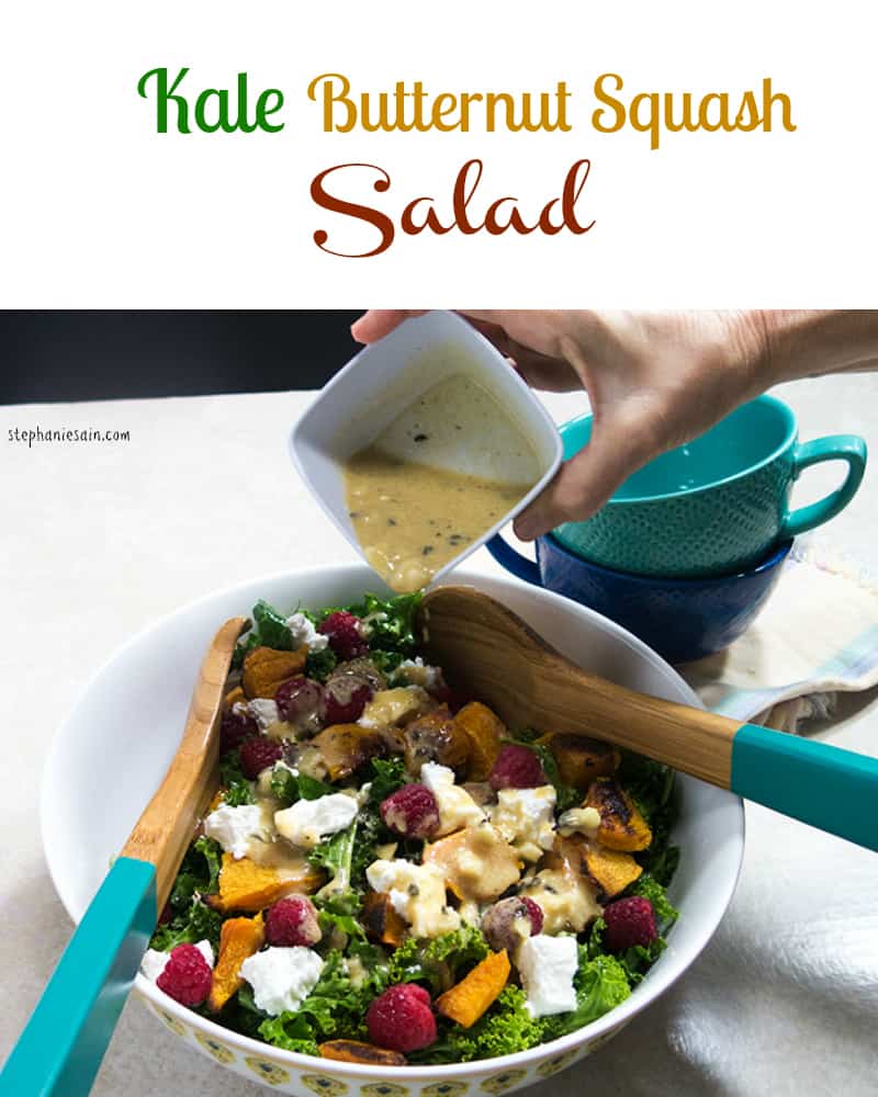 kale butternut squash salad