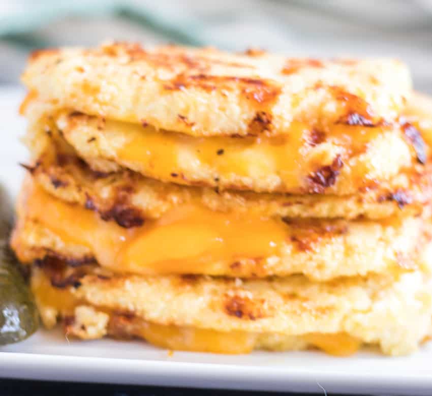 Cauliflower Bread Grilled Cheese Sandwich