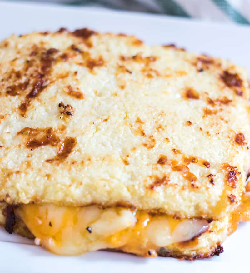 Cauliflower Bread Grilled Cheese