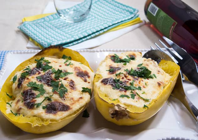 Spaghetti Squash Alfredo