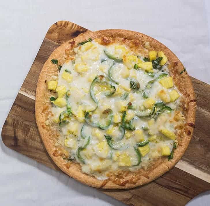 Vegetarian Pineapple Pizza