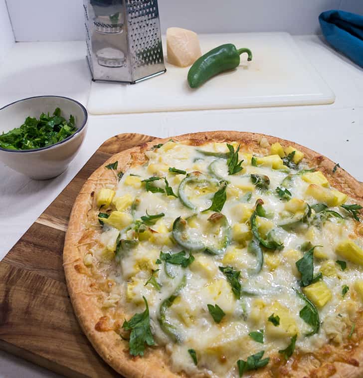 Pineapple pizza recipe - Splash of Taste - Vegetarian Recipes