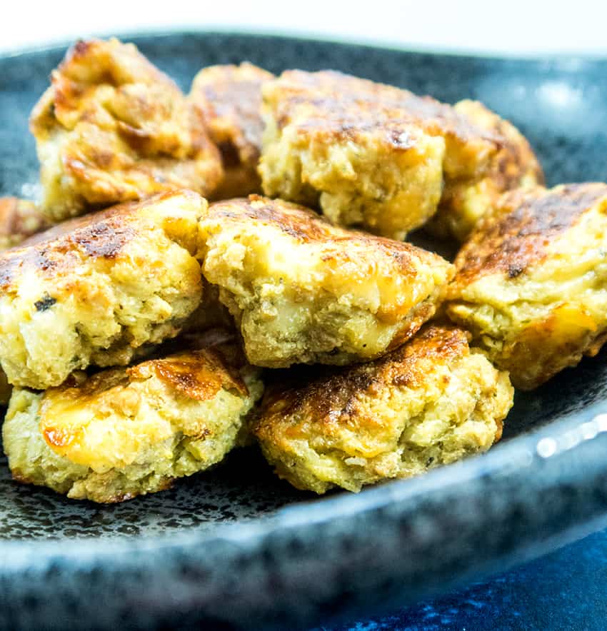 Cauliflower Meatballs cooked