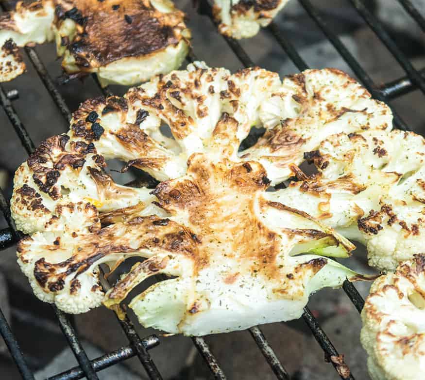 Grilled Cauliflower Steaks | Apples for CJ