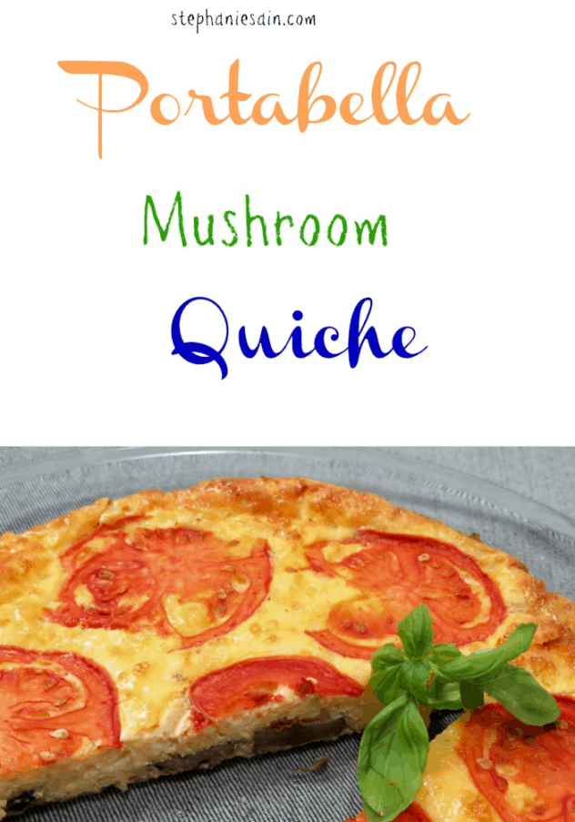 Portabella Mushroom Quiche Apples for CJ