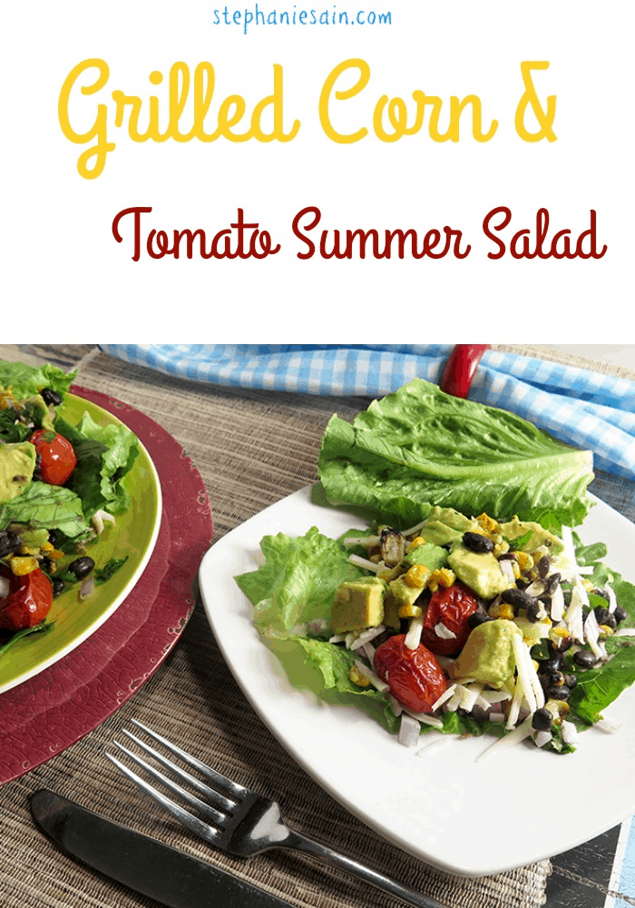 Grilled Corn & Tomato Summer Salad