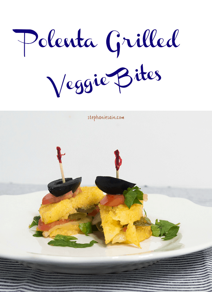Polenta Grilled Veggie Bites