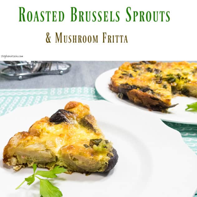 Roasted Brussels Sprouts and Mushroom Fritta