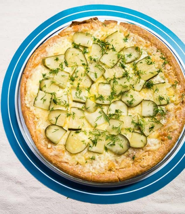 Garlic Lovers Dill Pickle Pizza