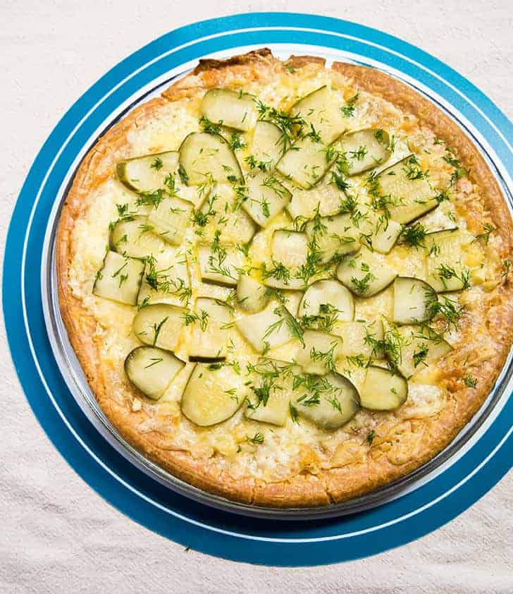 vitlök älskare Dill Pickle Pizza