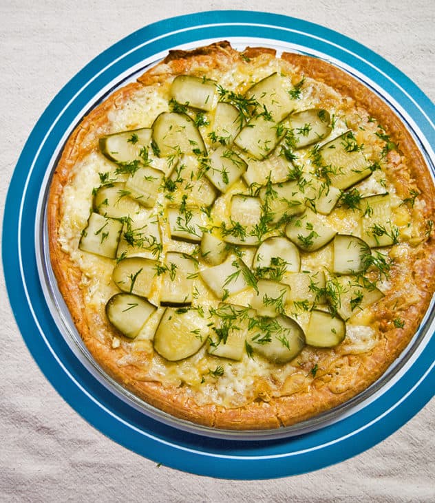 Garlic Lovers Dill Pickle Pizza