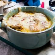 Vegetarian Slow Cooker French Onion Soup