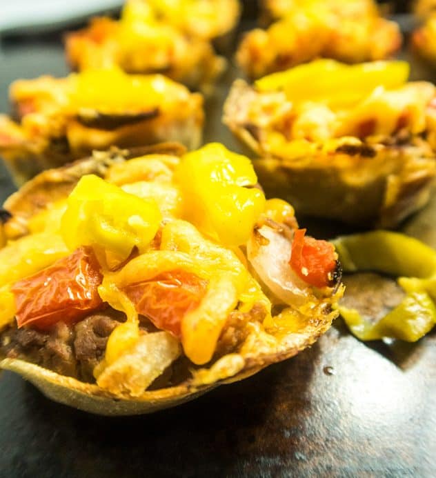 Mini Vegetarian Taco Cups