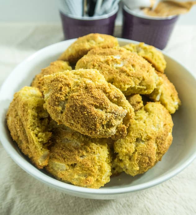 Baked Homemade Hush Puppies (Gluten Free) Apples for CJ