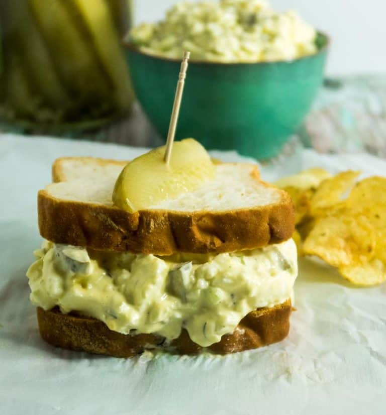 Classic Dill Pickle Egg Salad Apples for CJ