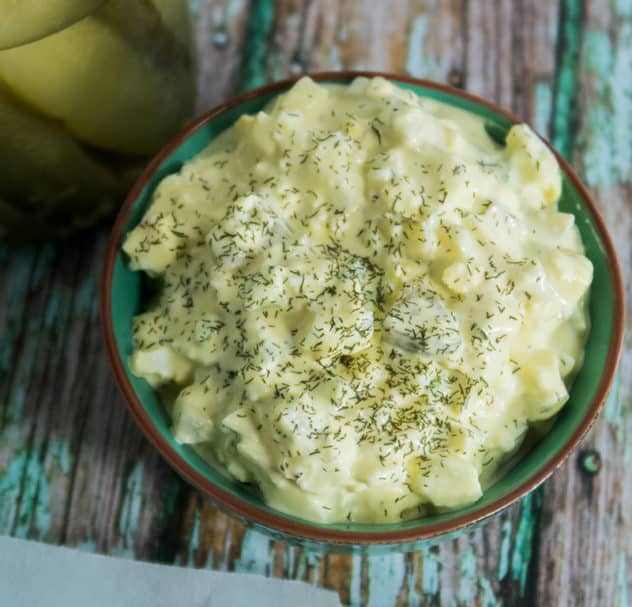Classic Dill Pickle Egg Salad
