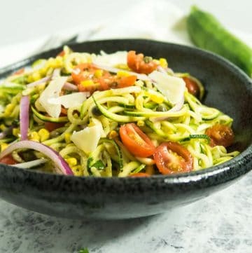 Zoodle & Grilled Corn Salad