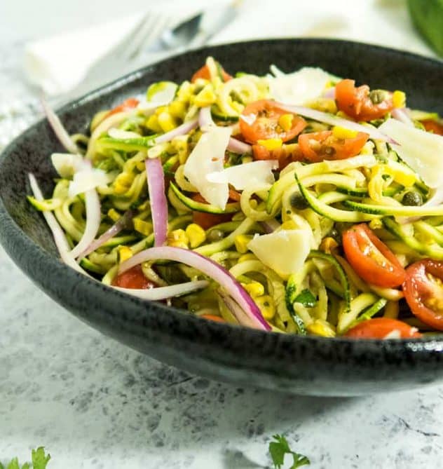 Zoodle & Grilled Corn Salad