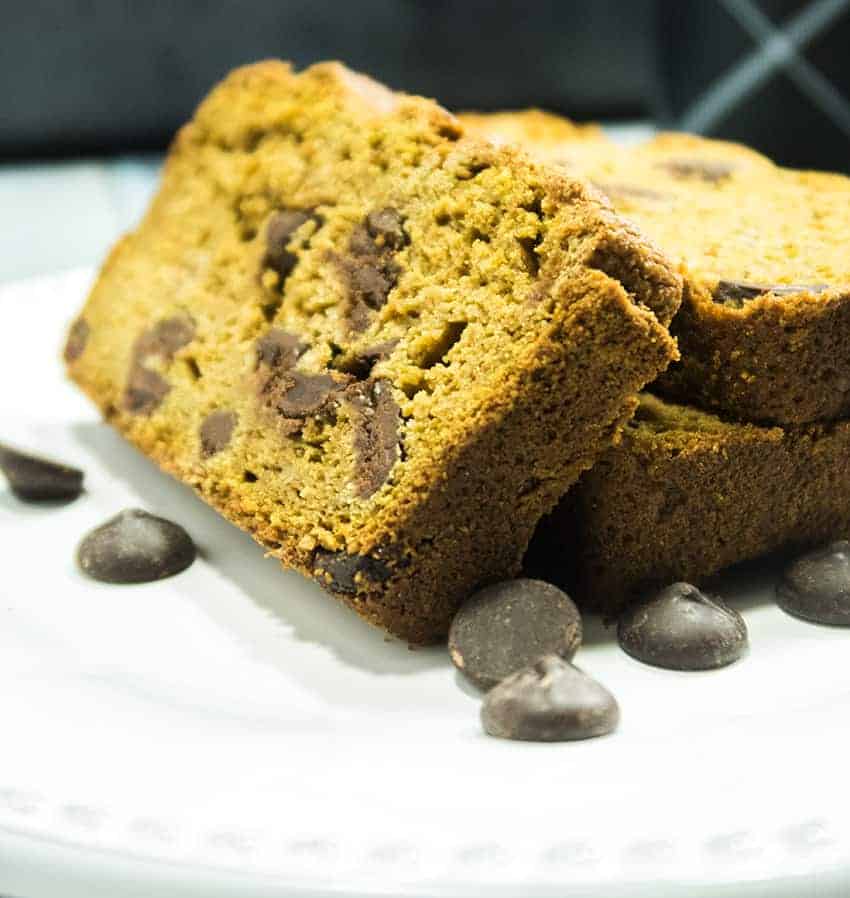 Chocolate Chip Pumpkin Bread (Gluten Free) Apples for CJ