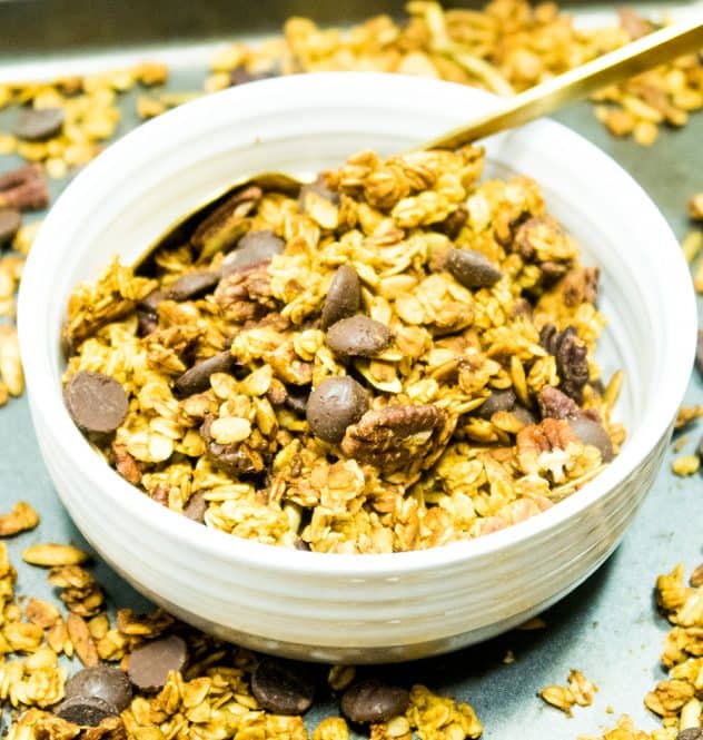 Chocolate Chip Pumpkin Maple Granola