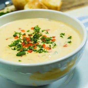 Creamy Pimento Cheese Soup