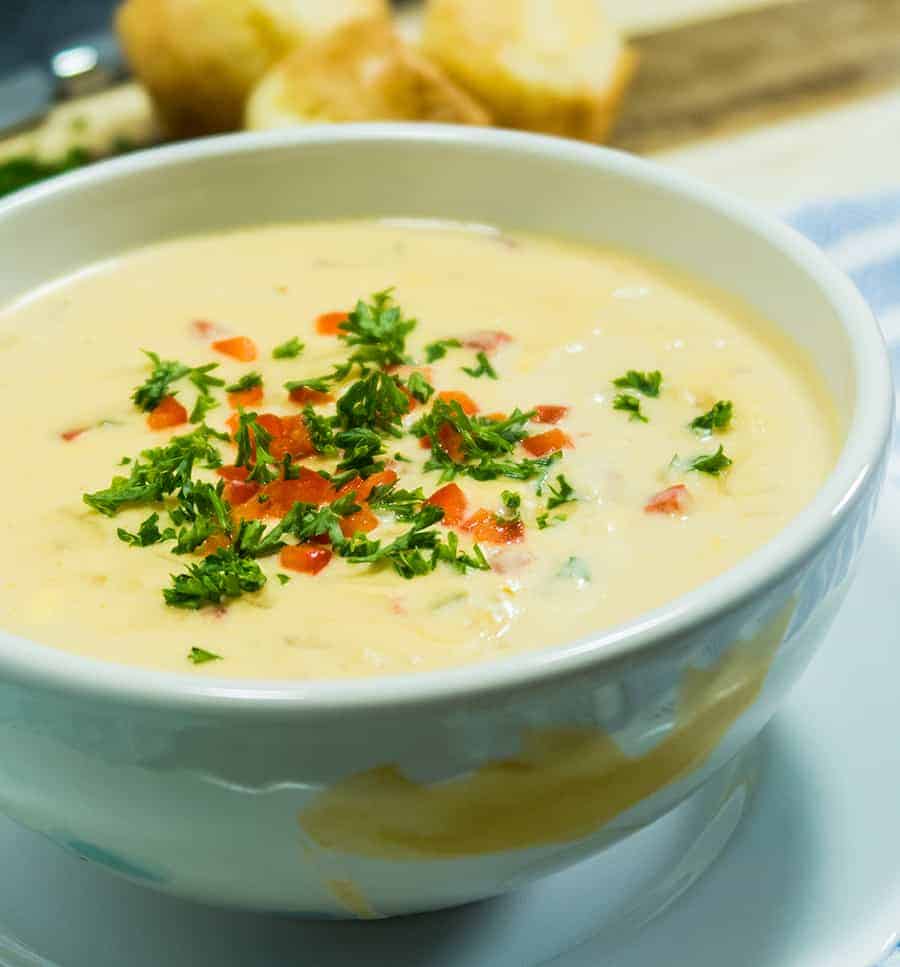 Creamy Pimento Cheese Soup