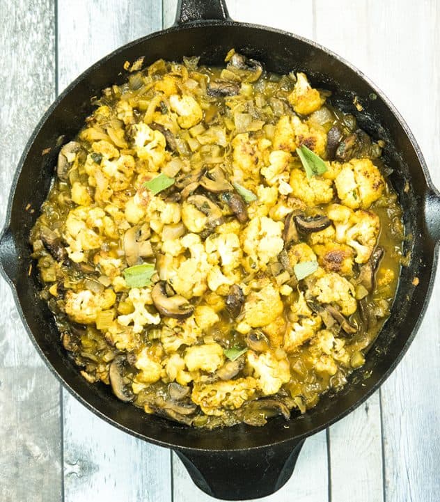 Roasted Cauliflower Stuffing (Gluten Free)