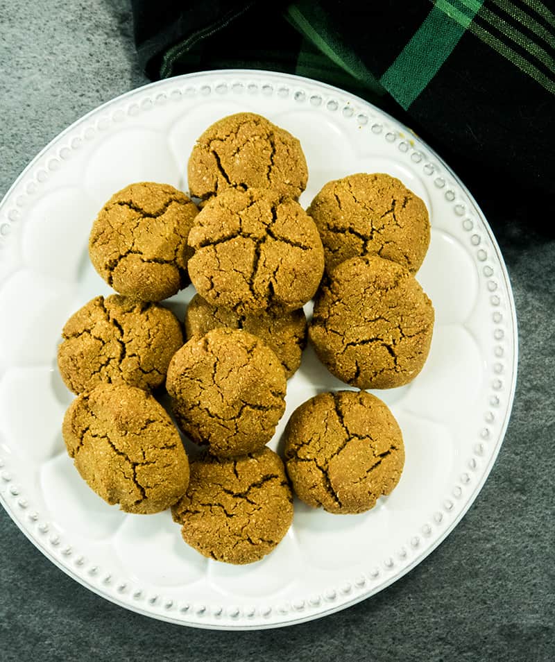 Soft Ginger Molasses Cookies (Gluten Free)