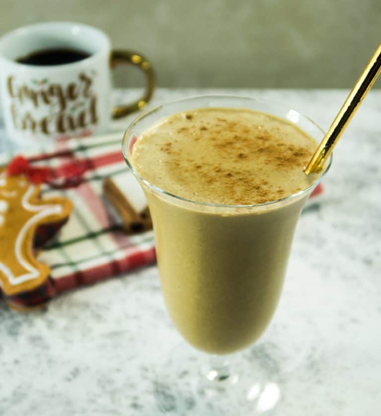 Healthy Gingerbread Breakfast Smoothie Apples for CJ