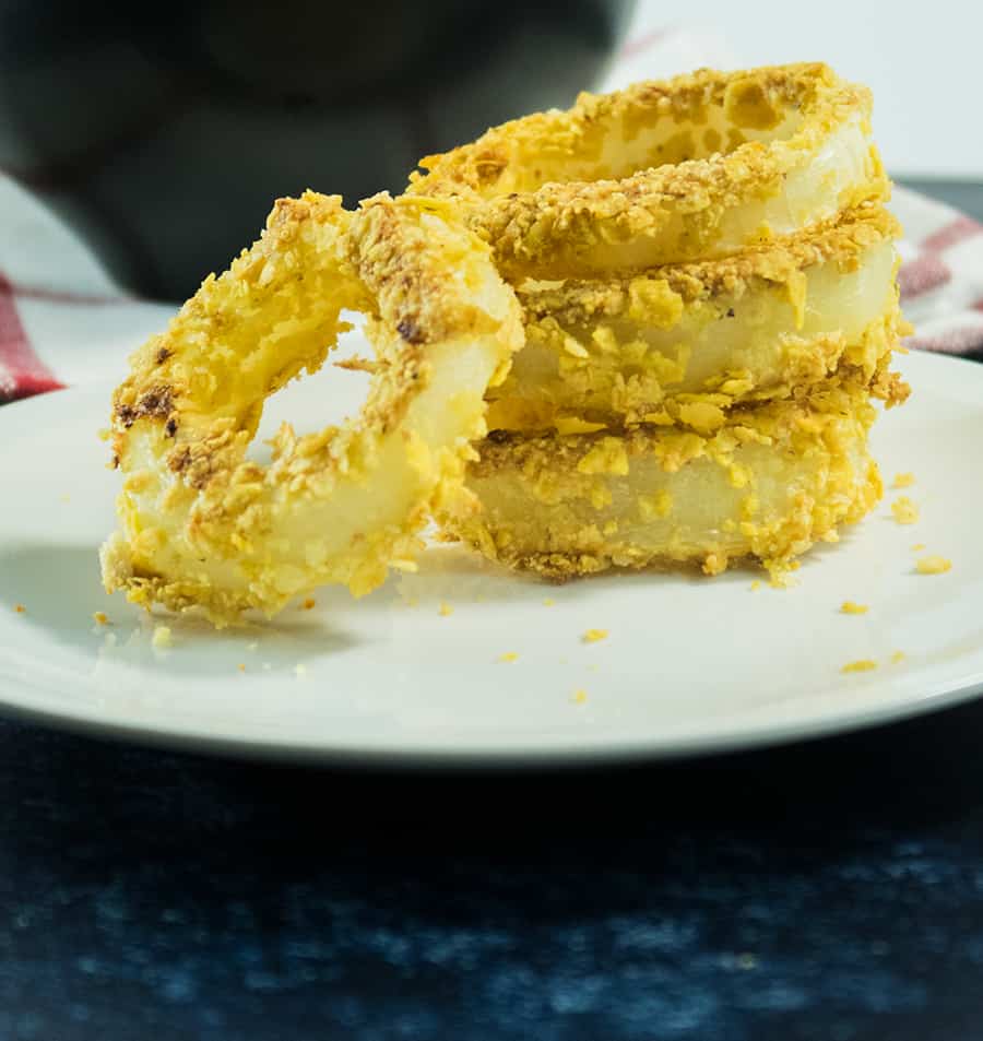 Crispy Oven Baked Gluten Free Onion Rings 