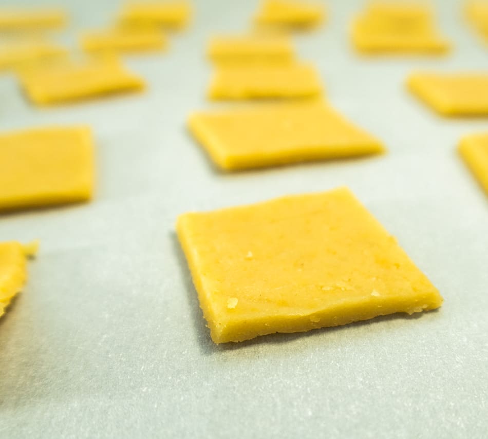 Homemade Cheddar Cheese Crackers (Gluten Free)