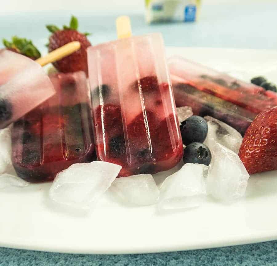 Coconut Water Fruit Popsicles (Vegan & Paleo) Apples for CJ