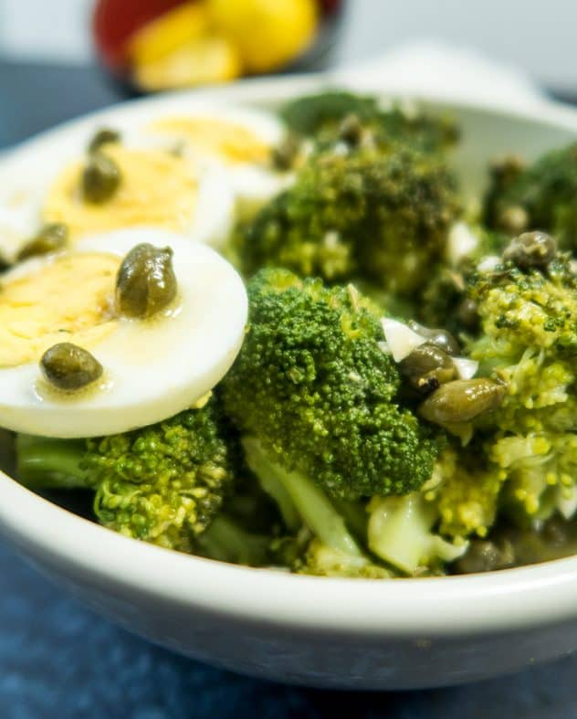 Italian Broccoli & Egg Salad (Gluten Free & Low Carb)