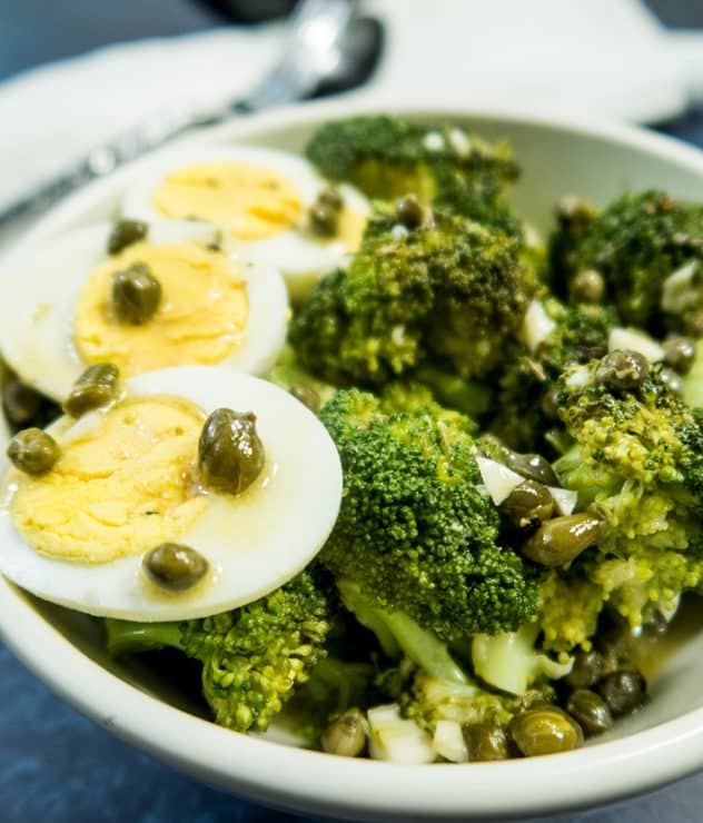 Italian Broccoli & Egg Salad (Gluten Free & Low Carb)