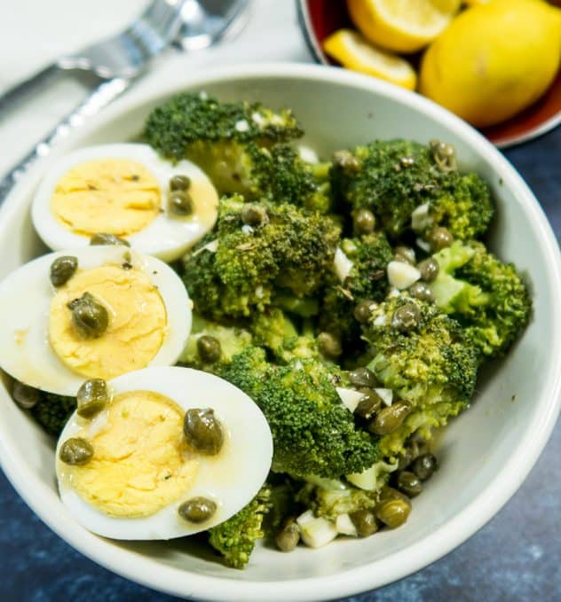 Italian Broccoli & Egg Salad (Gluten Free & Low Carb)