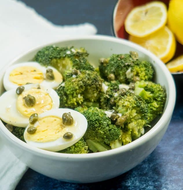 Italian Broccoli & Egg Salad (Gluten Free & Low Carb)