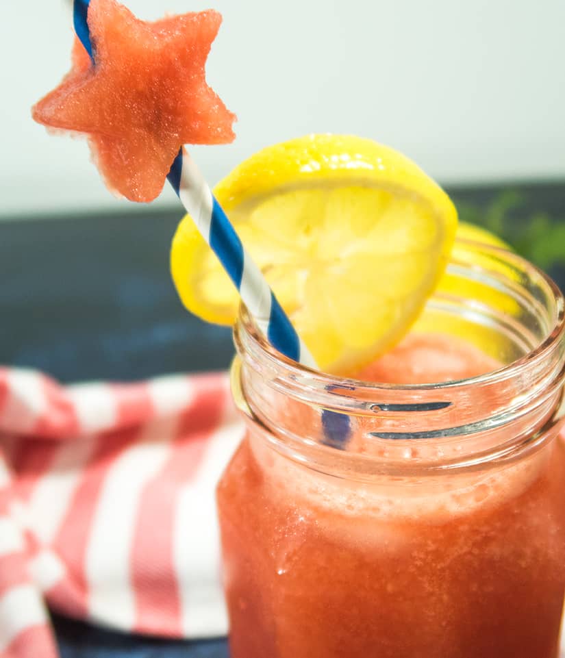 Watermelon Lemonade (Refined Sugar-Free)