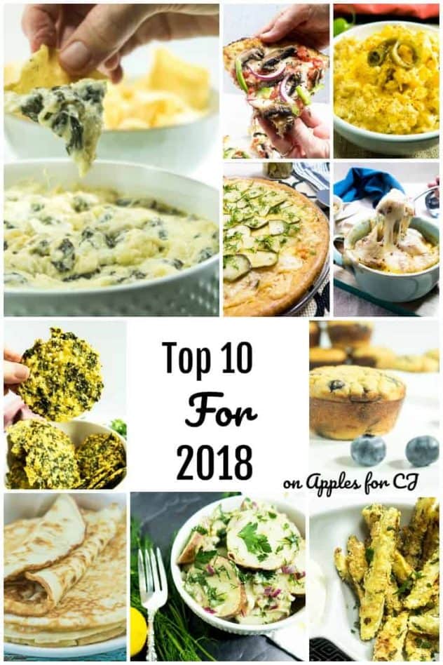 Pictures of the top 10 recipes on Apples for CJ.