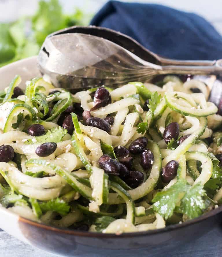 Cucumber Black Bean Salad Recipe (Gluten Free) Apples for CJ