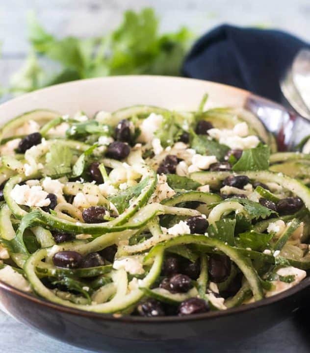 Cucumber Black Bean Salad Recipe (Gluten Free) Apples for CJ