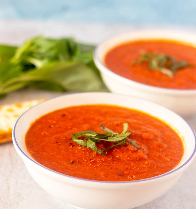 Vegan Tomato Soup (Gluten Free, Dairy Free, Nut Free) Apples for CJ