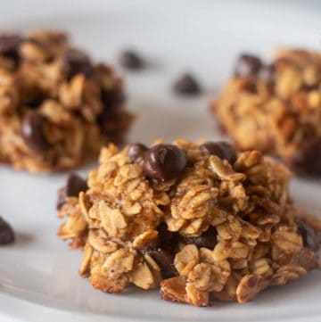 Breakfast Cookies on a white plate