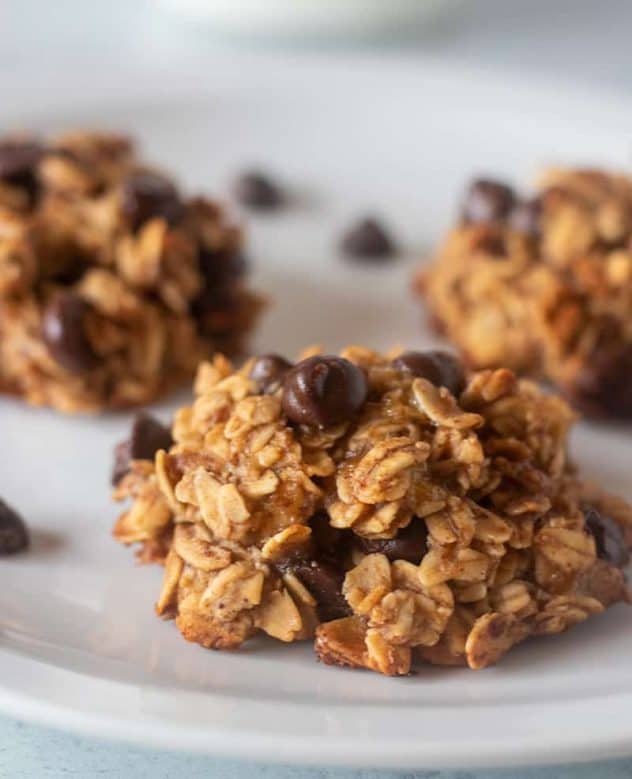 Breakfast Cookies on a white plate