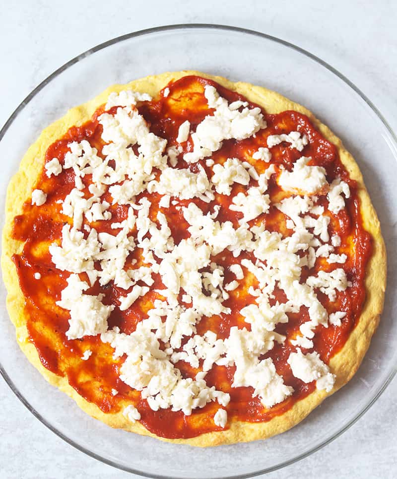 Coconut Flour Pizza Crust (Low Carb, Gluten-Free) - Apples for CJ