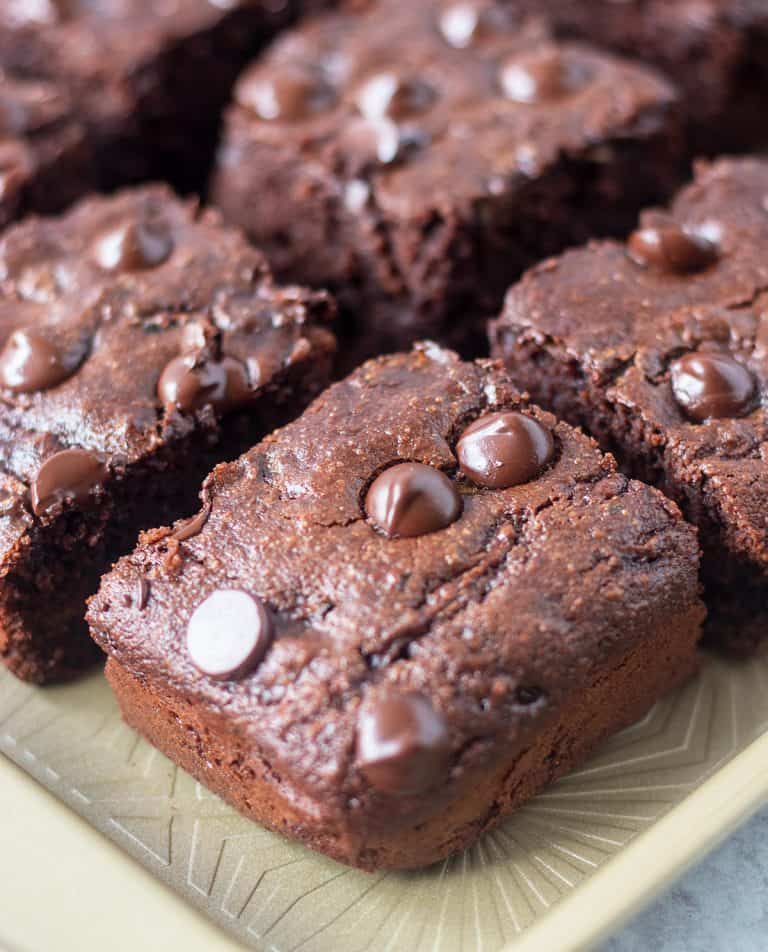 Zucchini Brownies (GlutenFree, Dairyfree) Apples for CJ