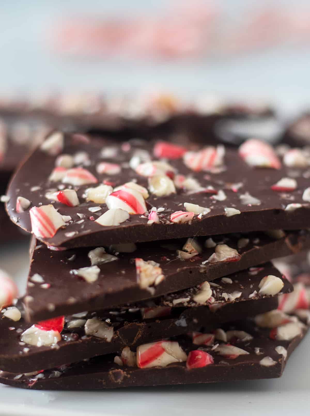 Dark Chocolate Peppermint Bark Recipe (Gluten Free) - Apples for CJ