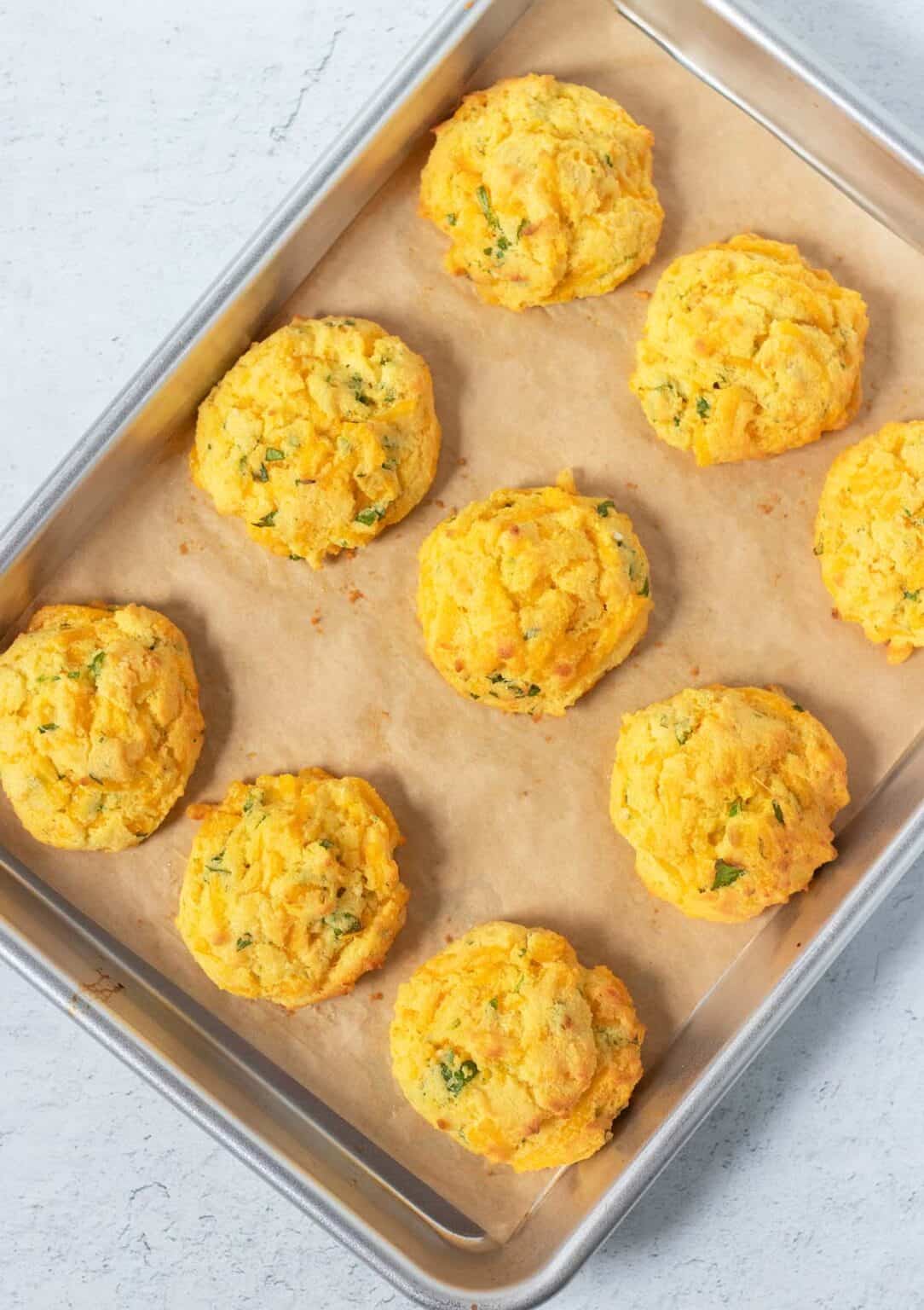 Keto Coconut Flour Biscuits with Cheddar Apples for CJ